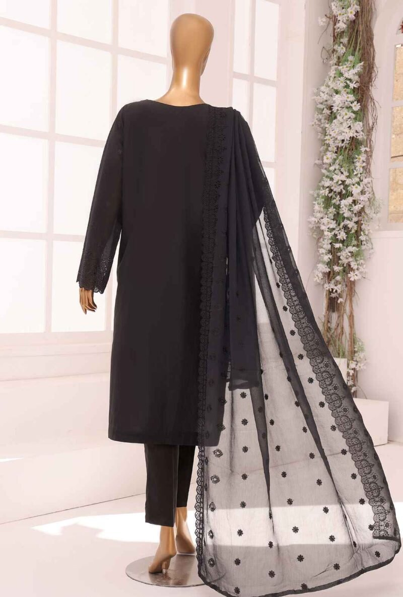 3 Piece Unstitched - Dynasty Chikankari Embroidered Suit - Image 2