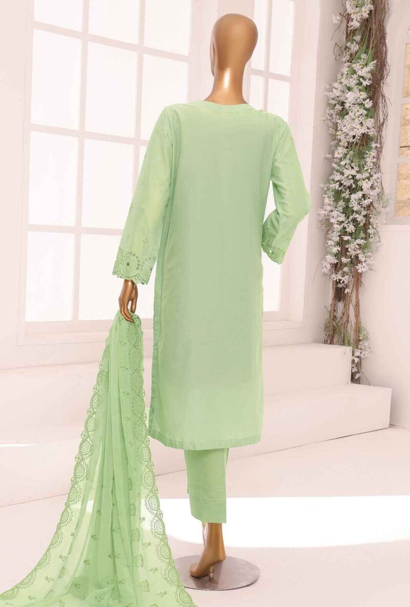 3 Piece Unstitched - Dynasty Chikankari Embroidered Suit - Image 2