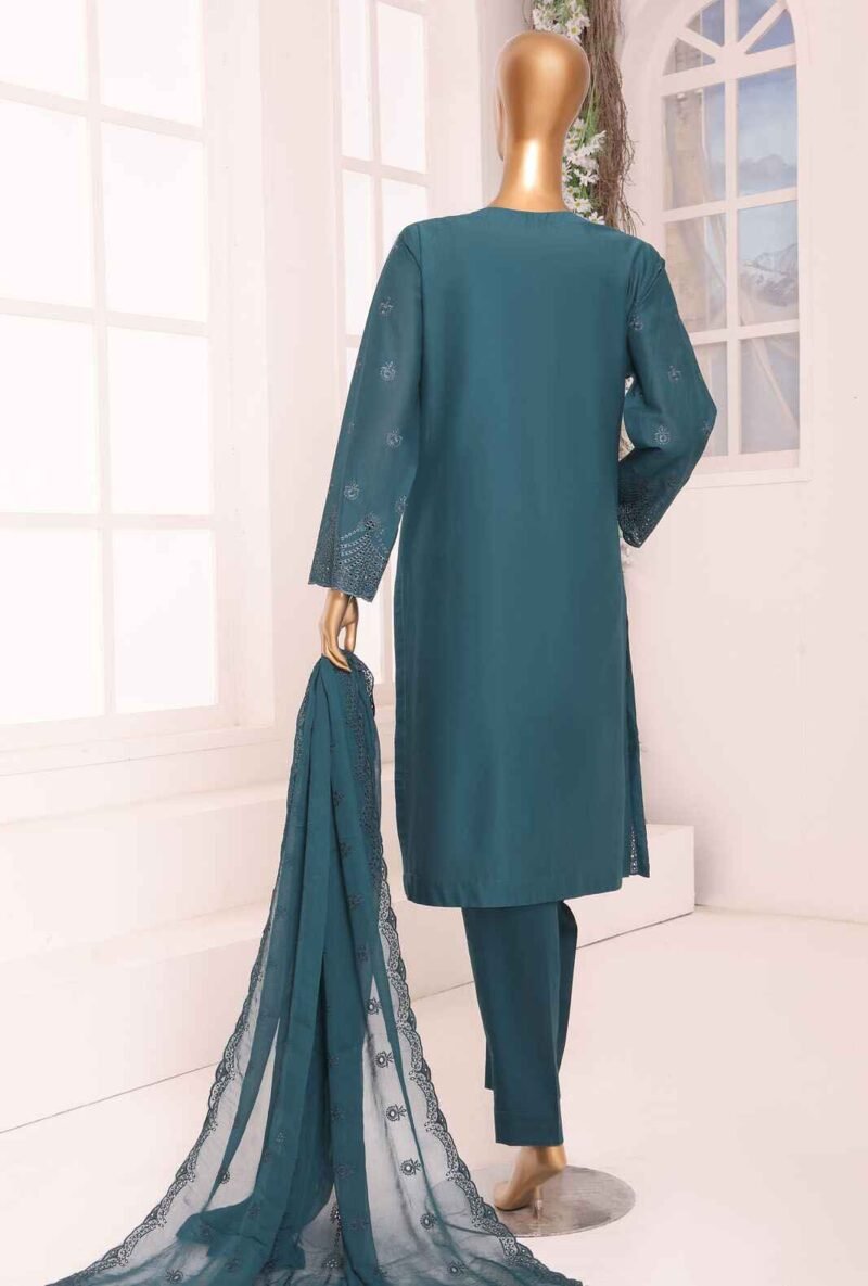 3 Piece Unstitched - Dynasty Chikankari Embroidered Suit - Image 2
