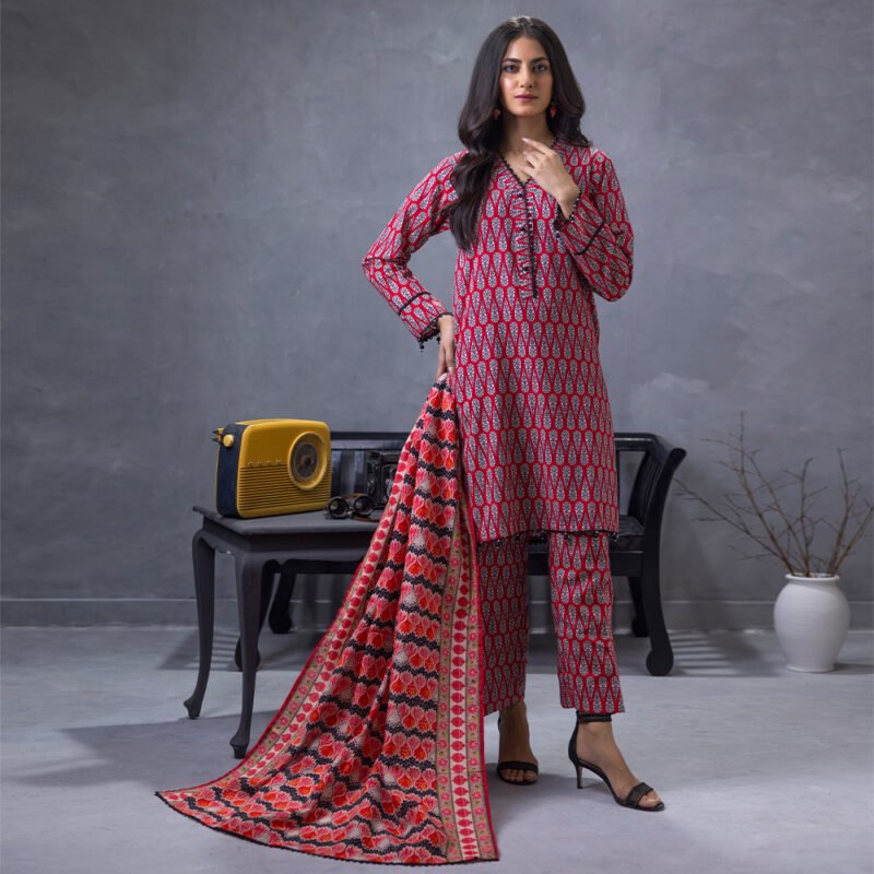IDENTIC SEPARATES Digital Printed Khaddar 3-Piece Vol-6,2024 By Regalia Textiles