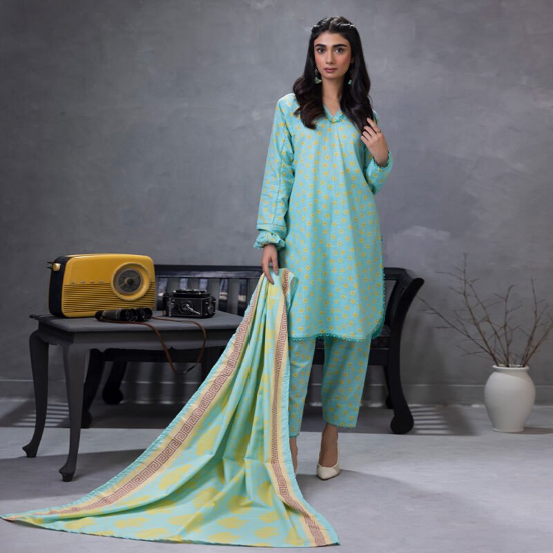 IDENTIC SEPARATES Digital Printed Khaddar 3-Piece Vol-6,2024 By Regalia Textiles