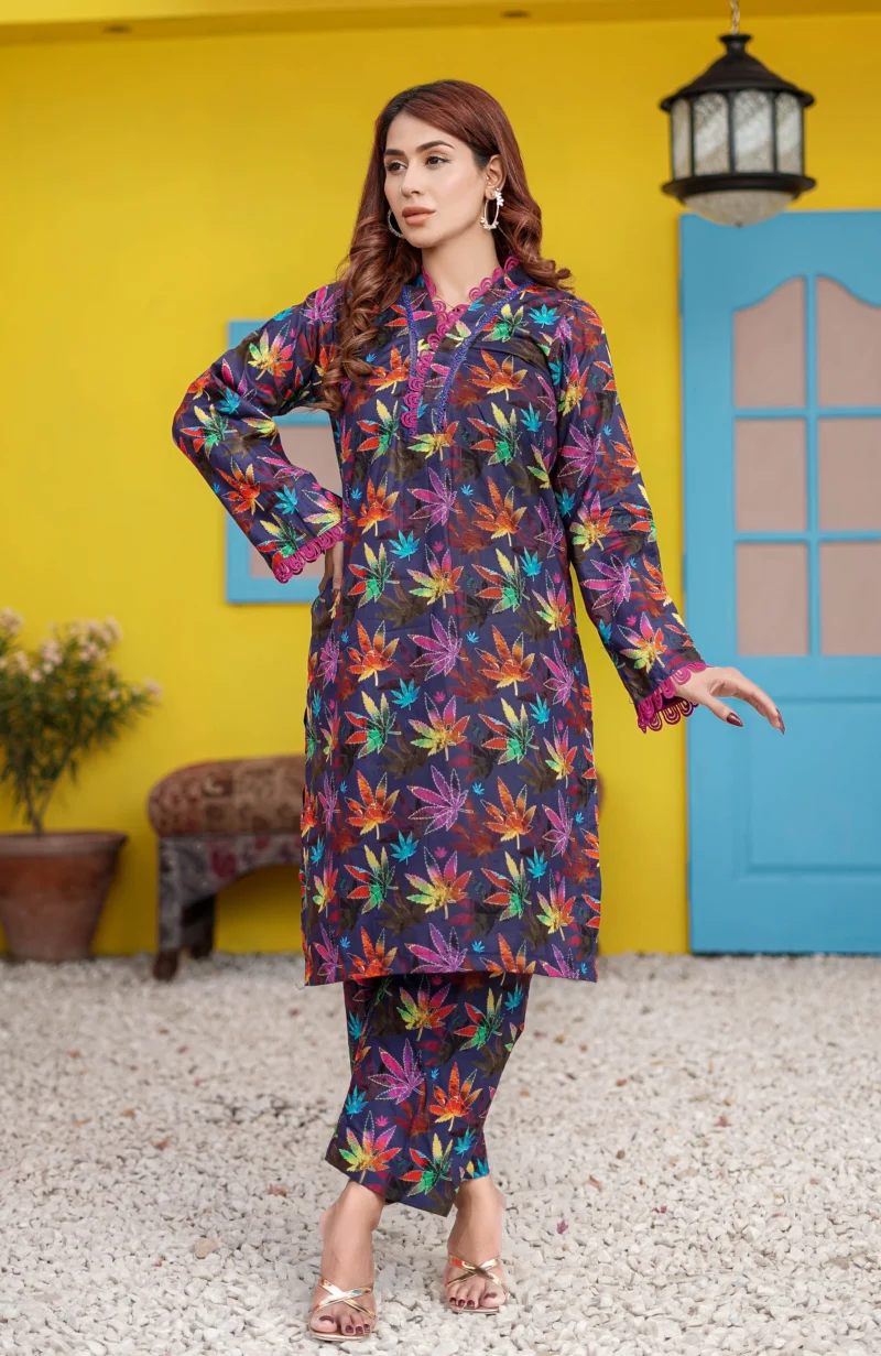 Monsoon Printed lawn 2 Piece Unstitched 2024