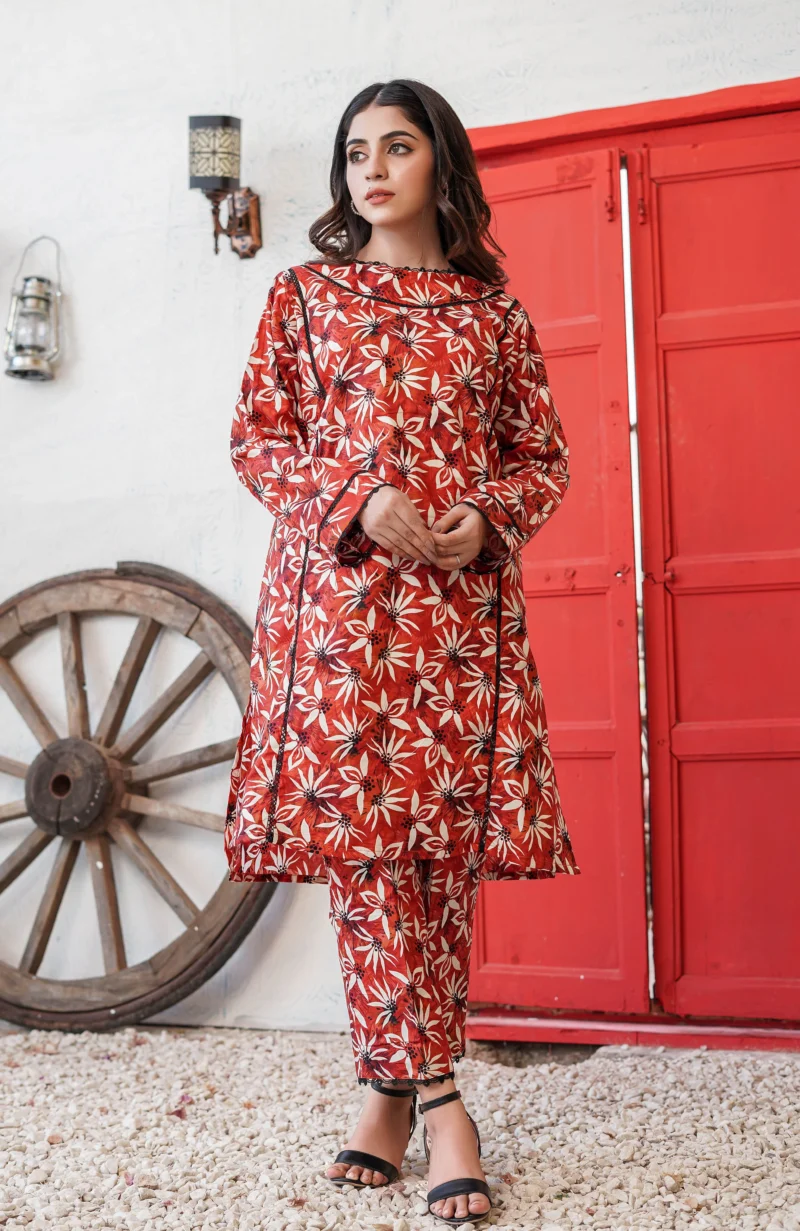 Monsoon Printed lawn 2 Piece Unstitched 2024