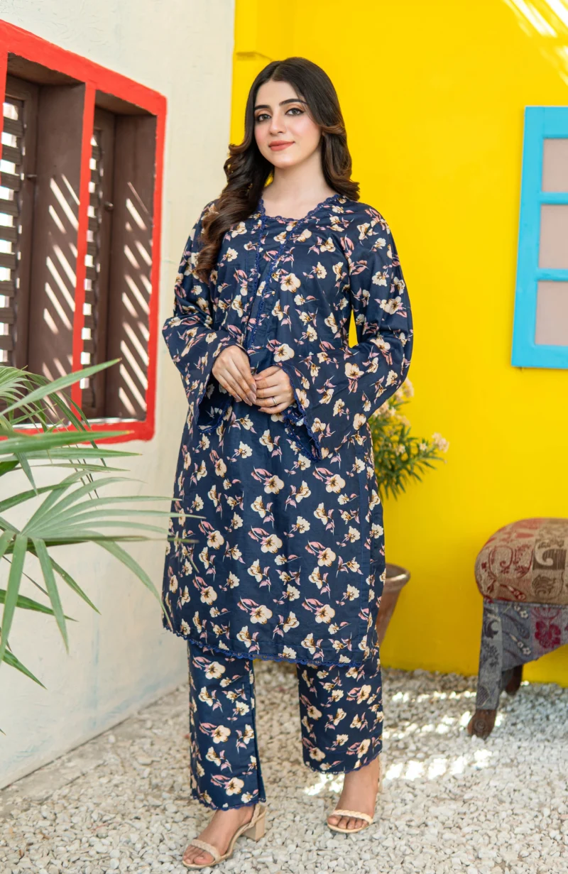 Monsoon Printed lawn 2 Piece Unstitched 2024