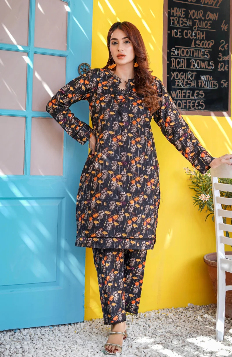Monsoon Printed lawn 2 Piece Unstitched 2024