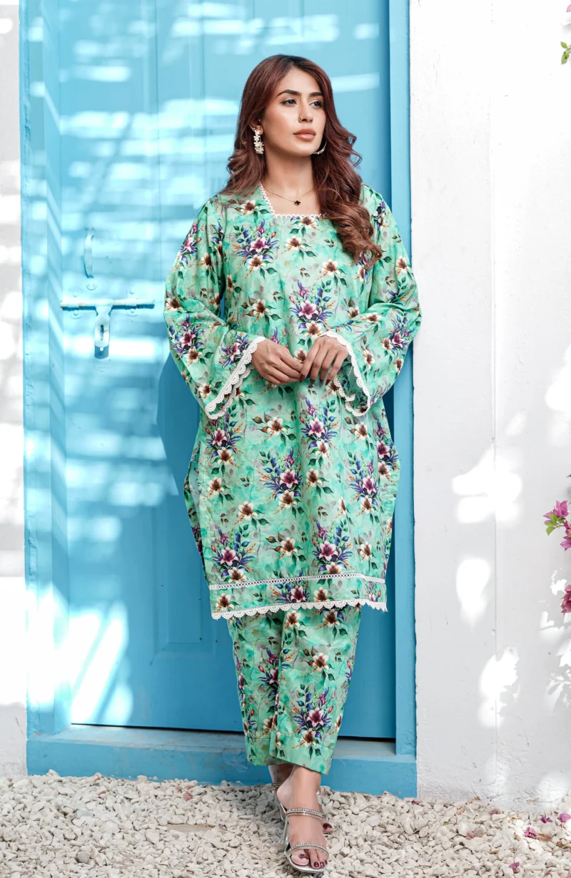 Monsoon Printed lawn 2 Piece Unstitched 2024