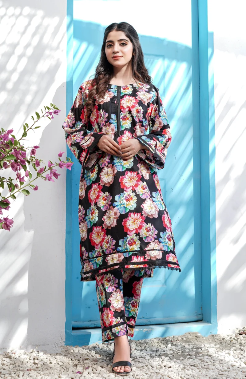 Monsoon Printed lawn 2 Piece Unstitched 2024