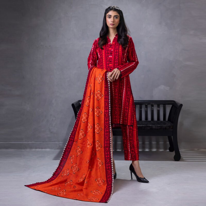 IDENTIC SEPARATES Digital Printed Khaddar 3-Piece Vol-6,2024 By Regalia Textiles