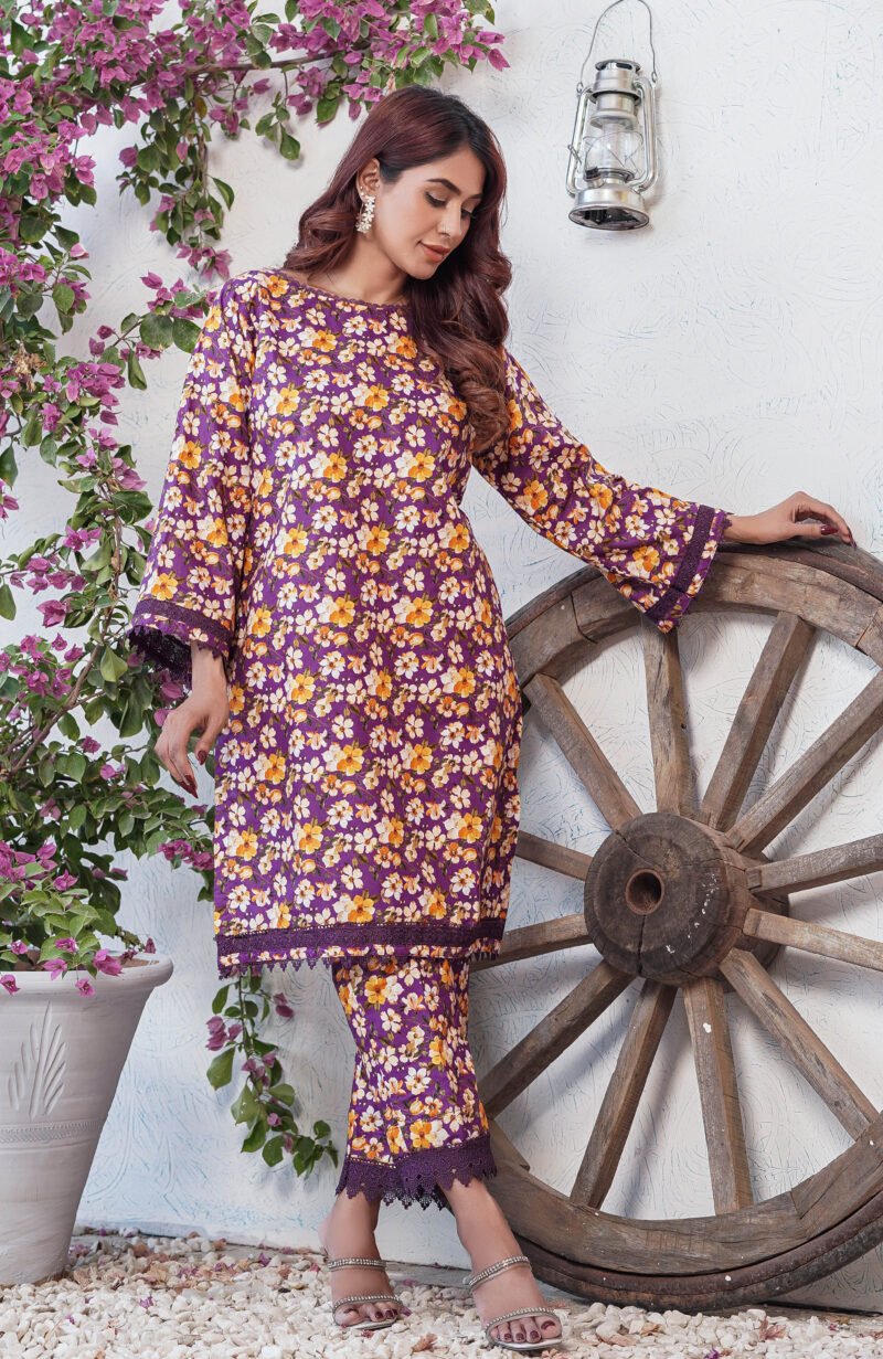 Monsoon Printed lawn 2 Piece Unstitched 2024