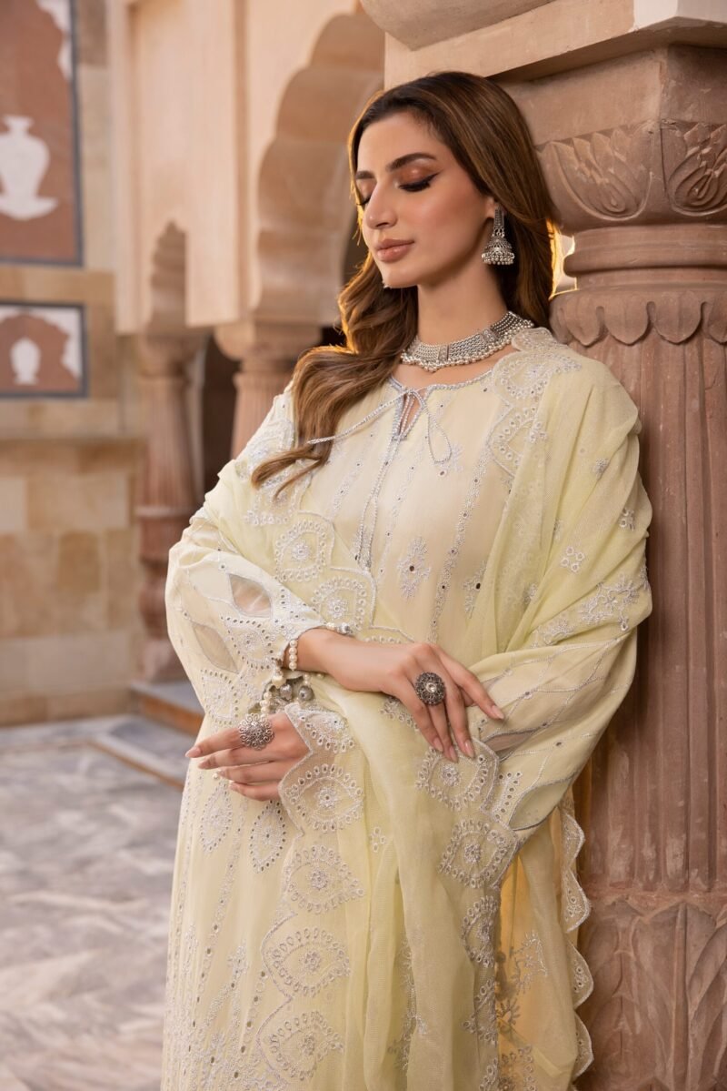 GULKARI’24 EID CHIKAN KARI UNSTITCHED COLLECTION BY REGALIA TEXTILE - Image 2