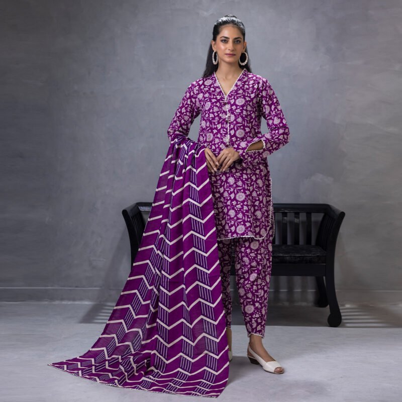 IDENTIC SEPARATES Digital Printed Khaddar 3-Piece Vol-6,2024 By Regalia Textiles