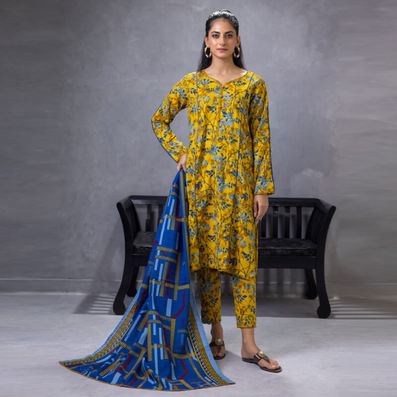 IDENTIC SEPARATES Digital Printed Khaddar 3-Piece Vol-6,2024 By Regalia Textiles