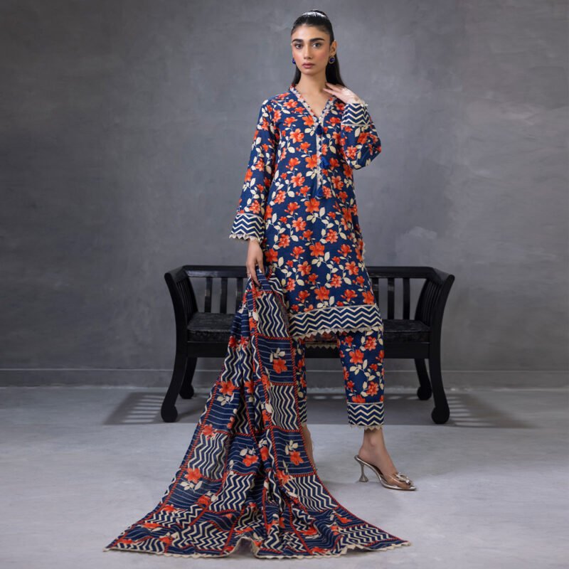 IDENTIC SEPARATES Digital Printed Khaddar 3-Piece Vol-6,2024 By Regalia Textiles