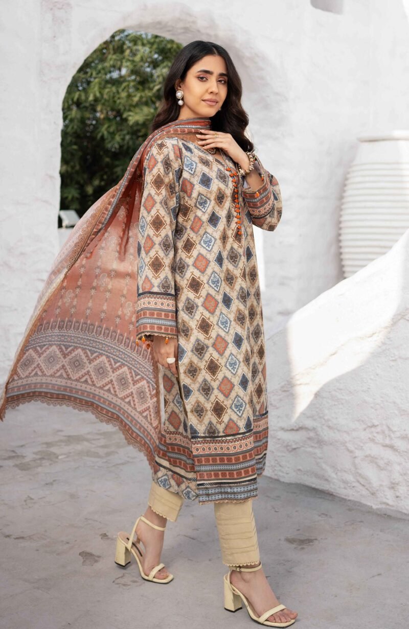 Colors Digital Printed 3 Piece by al zohaib 2025