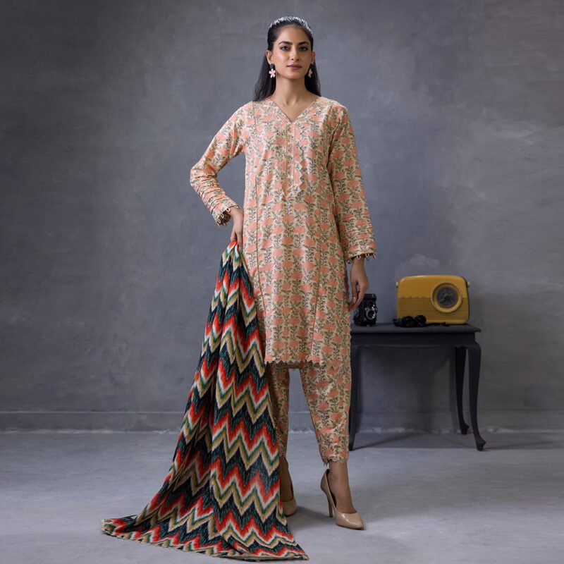 IDENTIC SEPARATES Digital Printed Khaddar 3-Piece Vol-6,2024 By Regalia Textiles