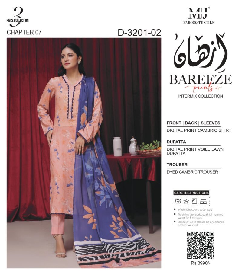 Izhan Bareeze Prints Intermix Collection
