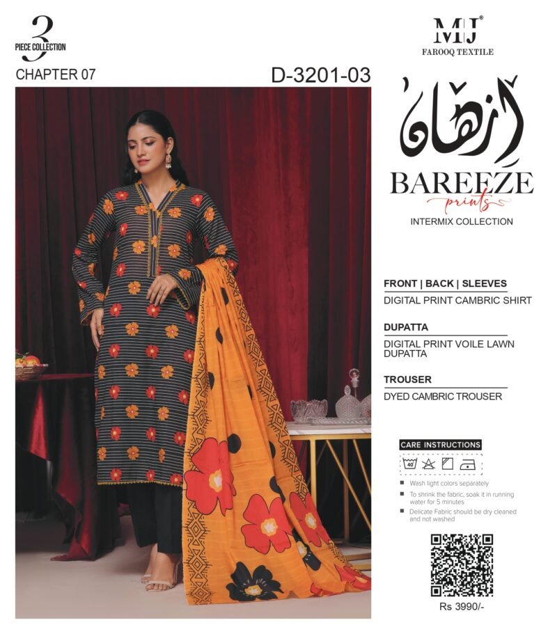 Izhan Bareeze Prints Intermix Collection