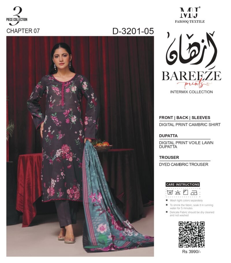 Izhan Bareeze Prints Intermix Collection