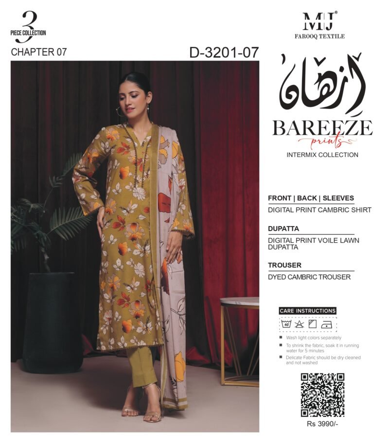 Izhan Bareeze Prints Intermix Collection