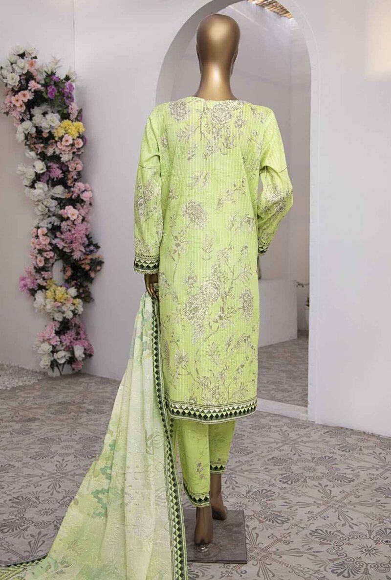 3 Piece Unstitched - Nayab Printkari Doriya Embroiderd Suit - Image 2