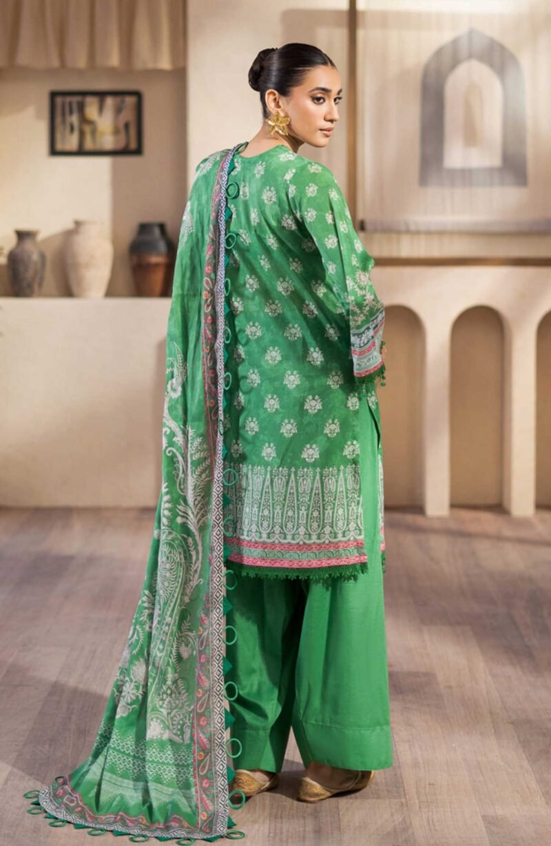 Mausummery Printed Lawn Unstitched 3 Piece - Aster - MUS25PL - Blue - Summer Collection - Image 2