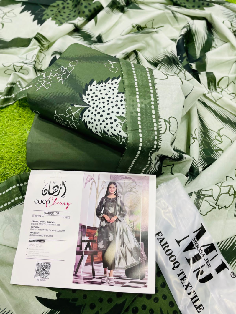 IZHAN COCO CHEERY PRINTED 3-Piece Collection CHAPTER-10,2024 By Moosa Jee”
