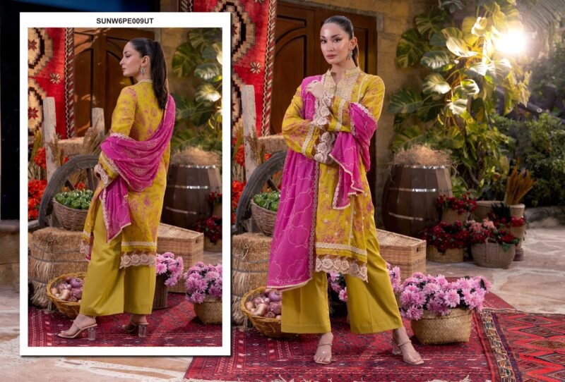 EMBROIDERED LUXURY CAMBRIC UNSTITCHED 3PCS 2024 Big Discunt