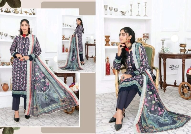 🌺 RANGRANI 🌺
🥀 Digital Printed Embroidered Lawn Collection 2024🥀