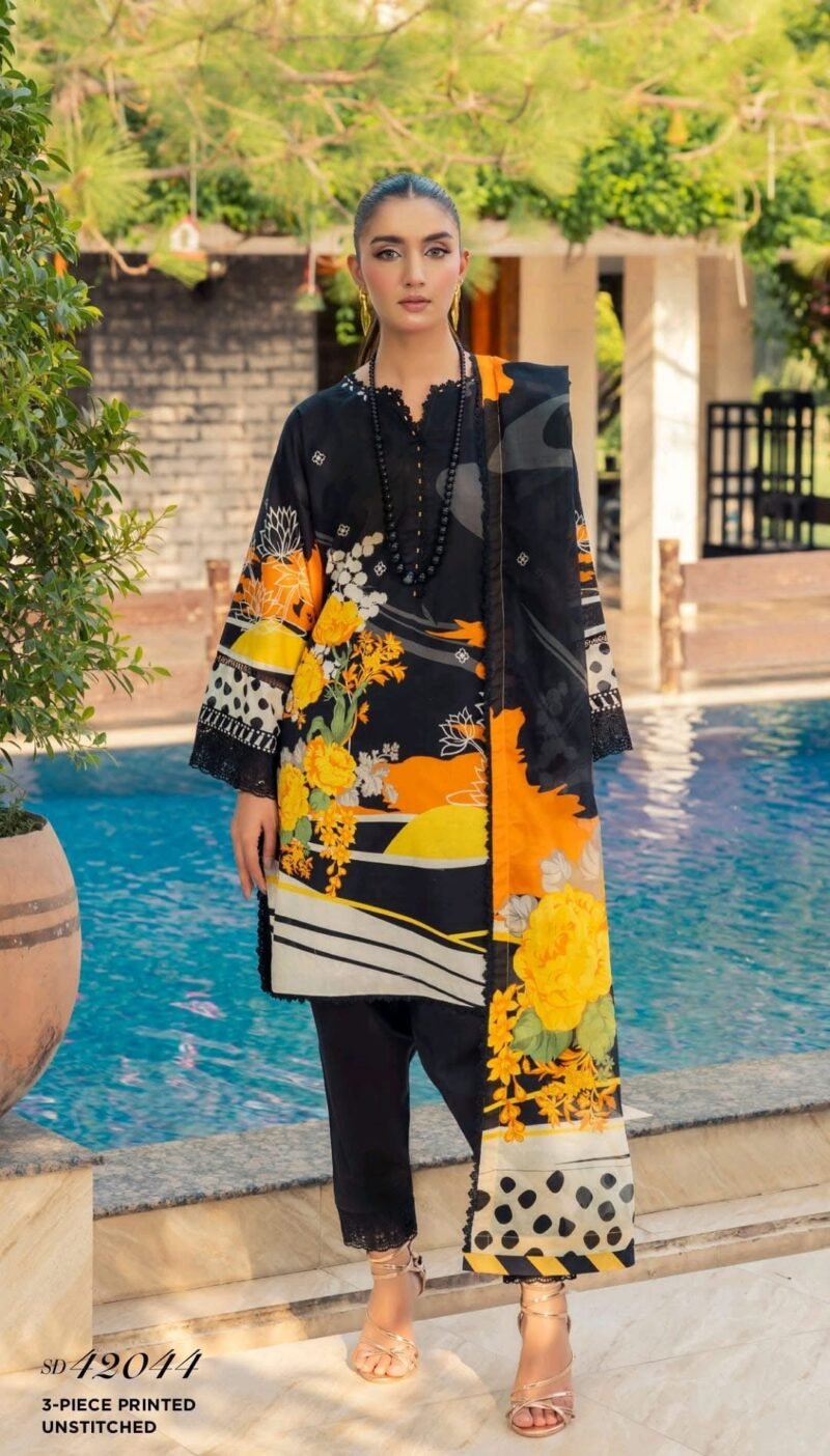 🌻 *ZOYA BY GULAHMED *🌻
🍃 Premium 3Piece Printed Lawn Collection 2024*