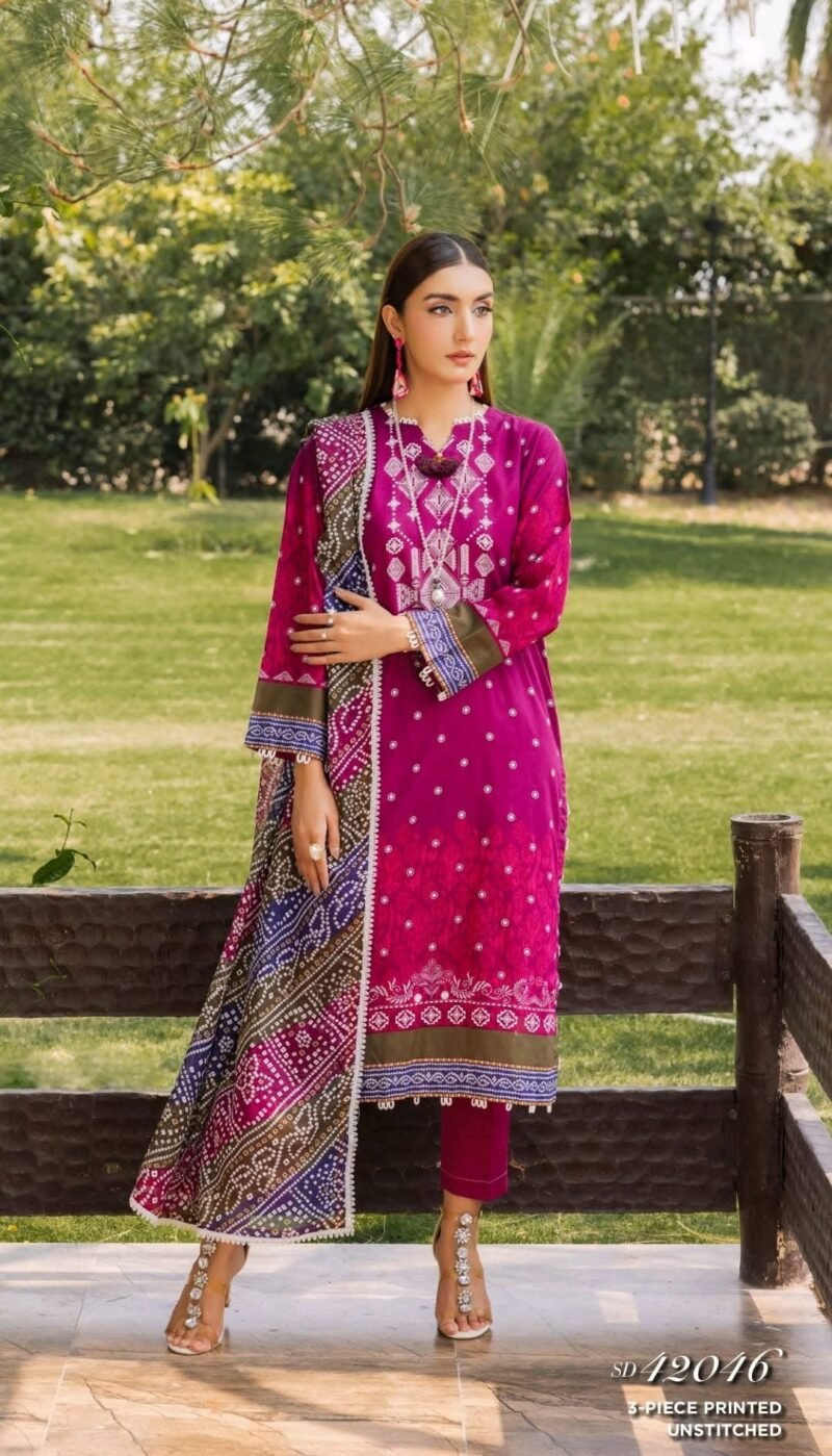🌻 *ZOYA BY GULAHMED *🌻
🍃 Premium 3Piece Printed Lawn Collection 2024*