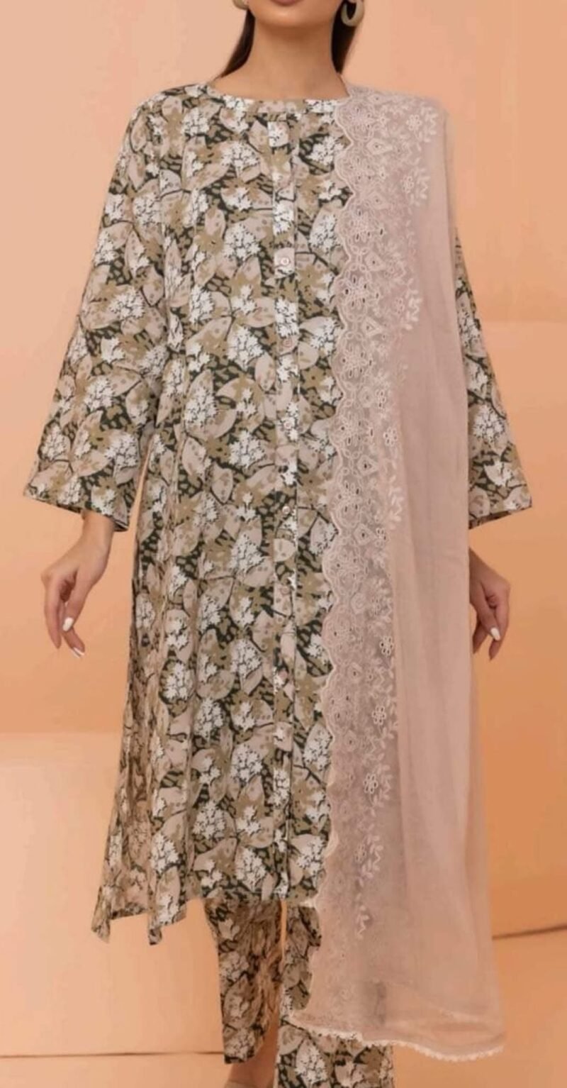 Regalia lawn 3 pes Emb chaifon Dupata
