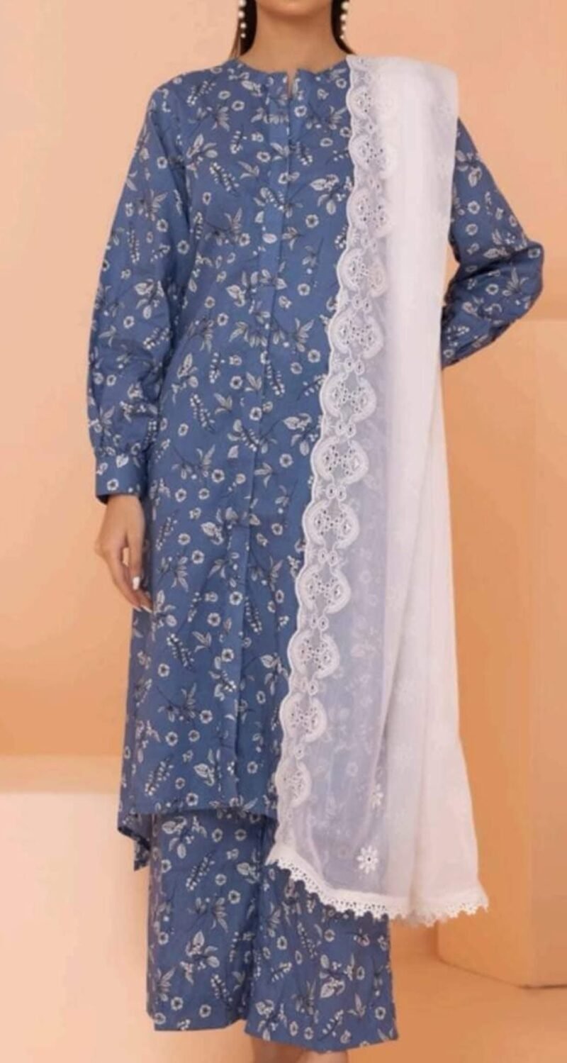 Regalia lawn 3 pes Emb chaifon Dupata 2024