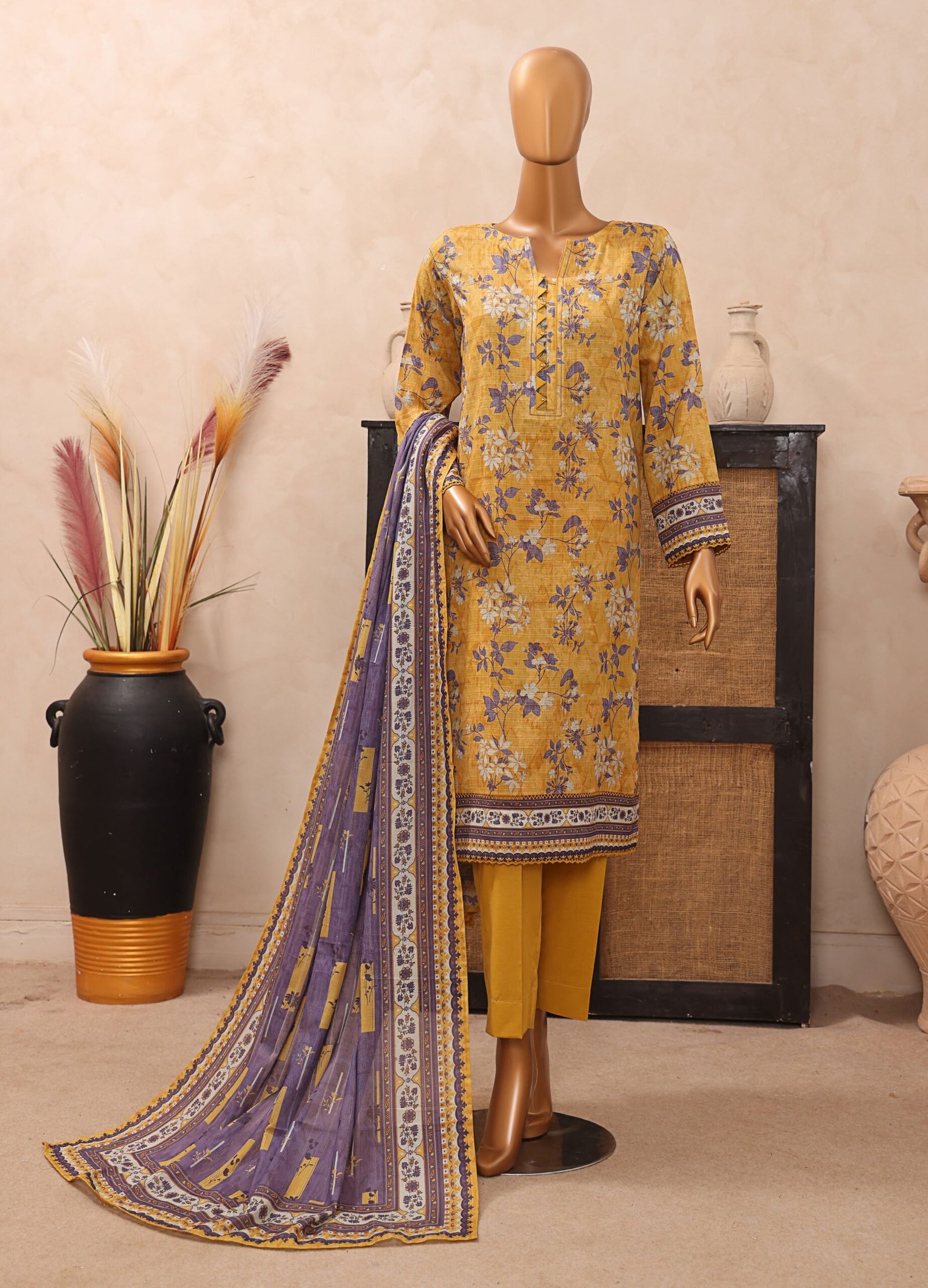 HZ Textiles – Vital Prints Collection Vol-2 2025 | Unstitched Lawn 3-Piece Suit