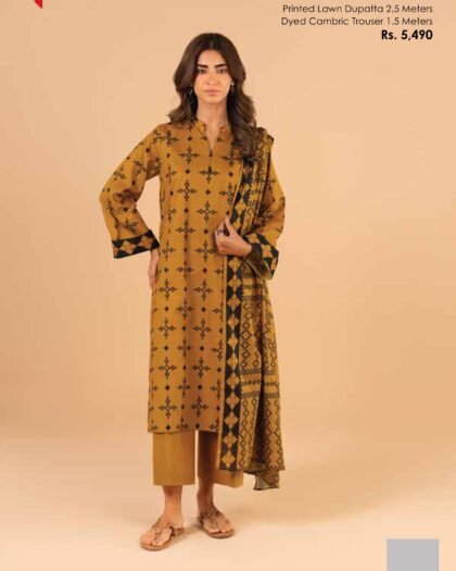 Alkaram Studio – Luxury Digital Printed Lawn 3-Piece Collection 2025