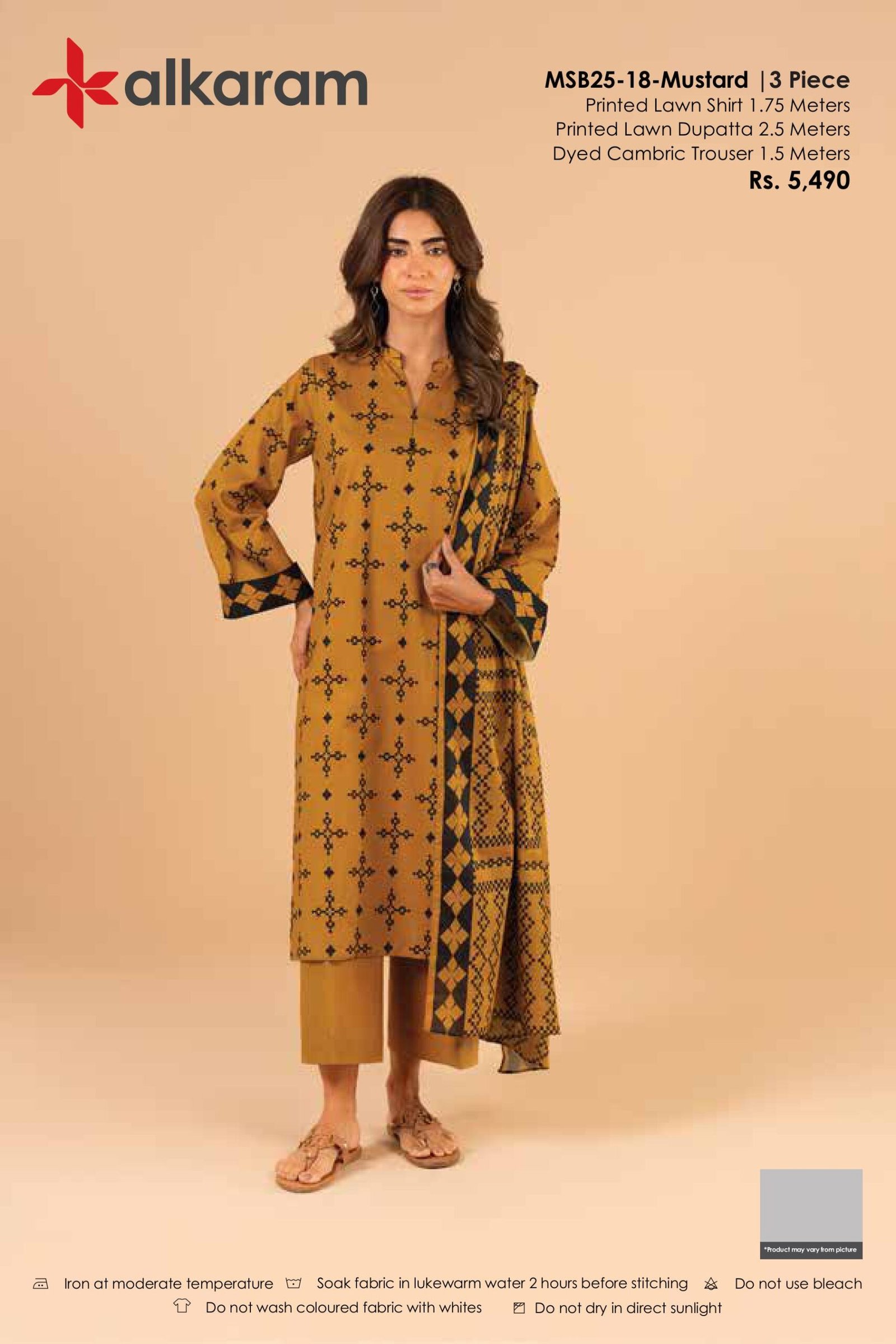 Alkaram Studio – Luxury Digital Printed Lawn 3-Piece Collection 2025