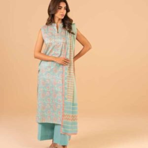 Alkaram Studio – Luxury Digital Printed Lawn 3-Piece Collection 2025