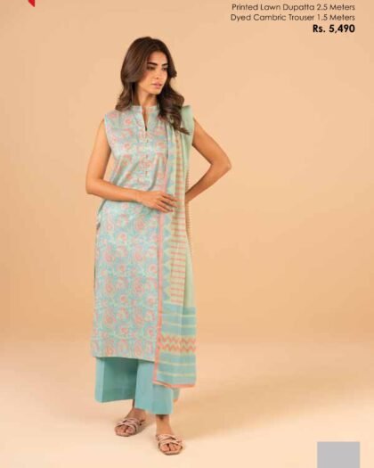 Alkaram Studio – Luxury Digital Printed Lawn 3-Piece Collection 2025