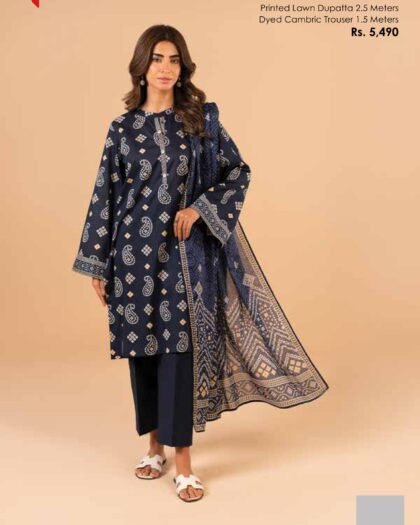 Alkaram Studio – Luxury Digital Printed Lawn 3-Piece Collection 2025