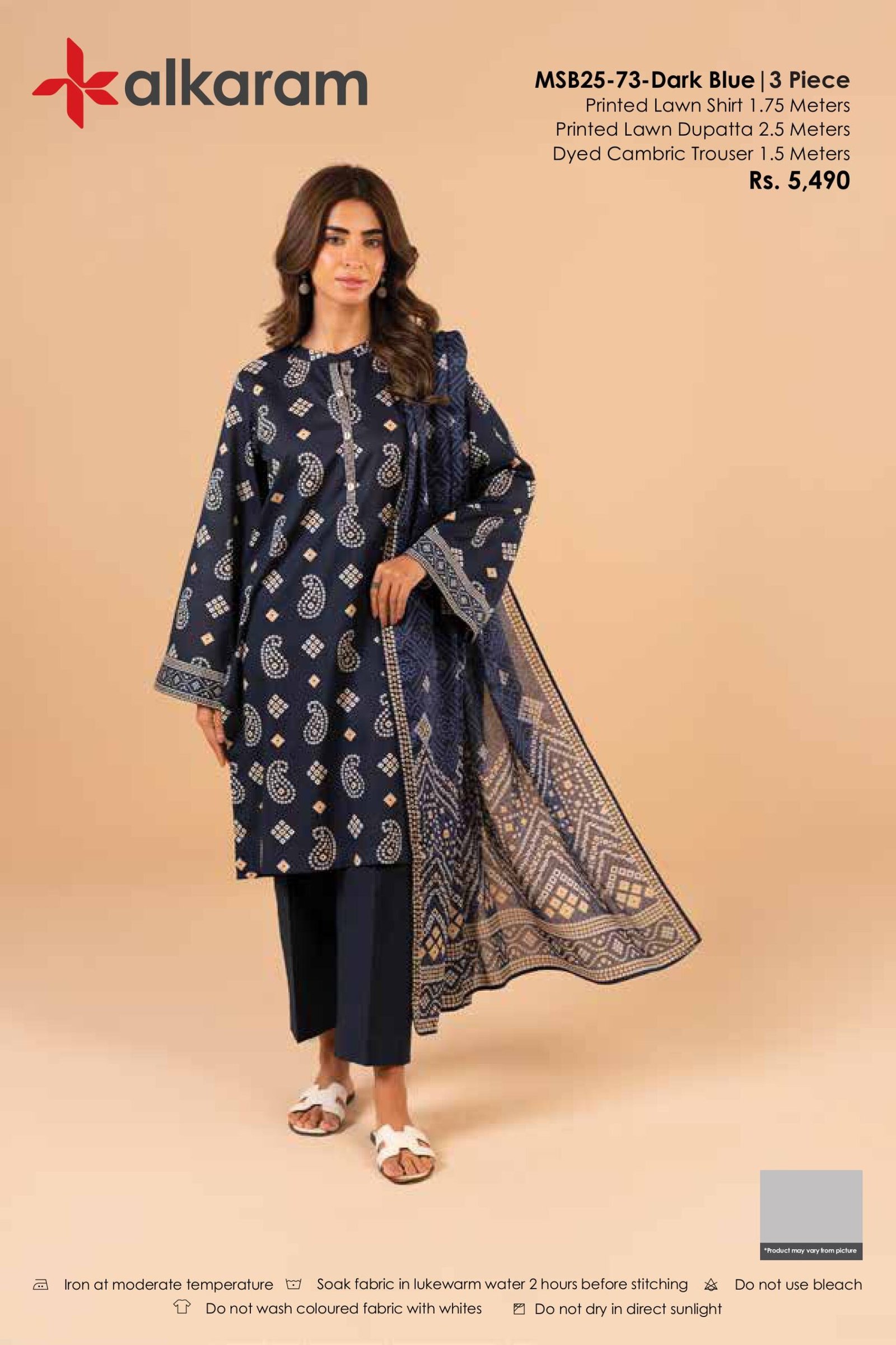 Alkaram Studio – Luxury Digital Printed Lawn 3-Piece Collection 2025