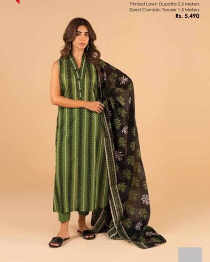 Alkaram Studio – Luxury Digital Printed Lawn 3-Piece Collection 2025