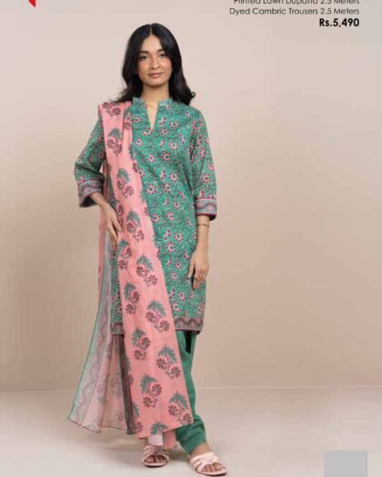 Alkaram Studio – Luxury Digital Printed Lawn 3-Piece Collection 2025