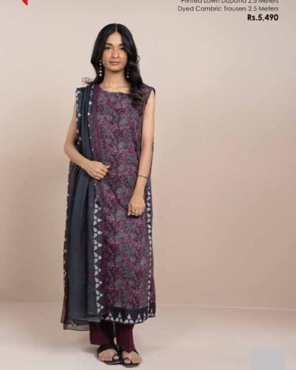 Alkaram Studio – Luxury Digital Printed Lawn 3-Piece Collection 2025