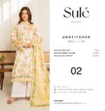 COCO SULE Prints by Zara Shahjahan – Digital Printed Lawn Collection Vol-1 2025 | Unstitched 3-Piece Suit