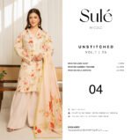 COCO SULE Prints by Zara Shahjahan – Digital Printed Lawn Collection Vol-1 2025 | Unstitched 3-Piece Suit