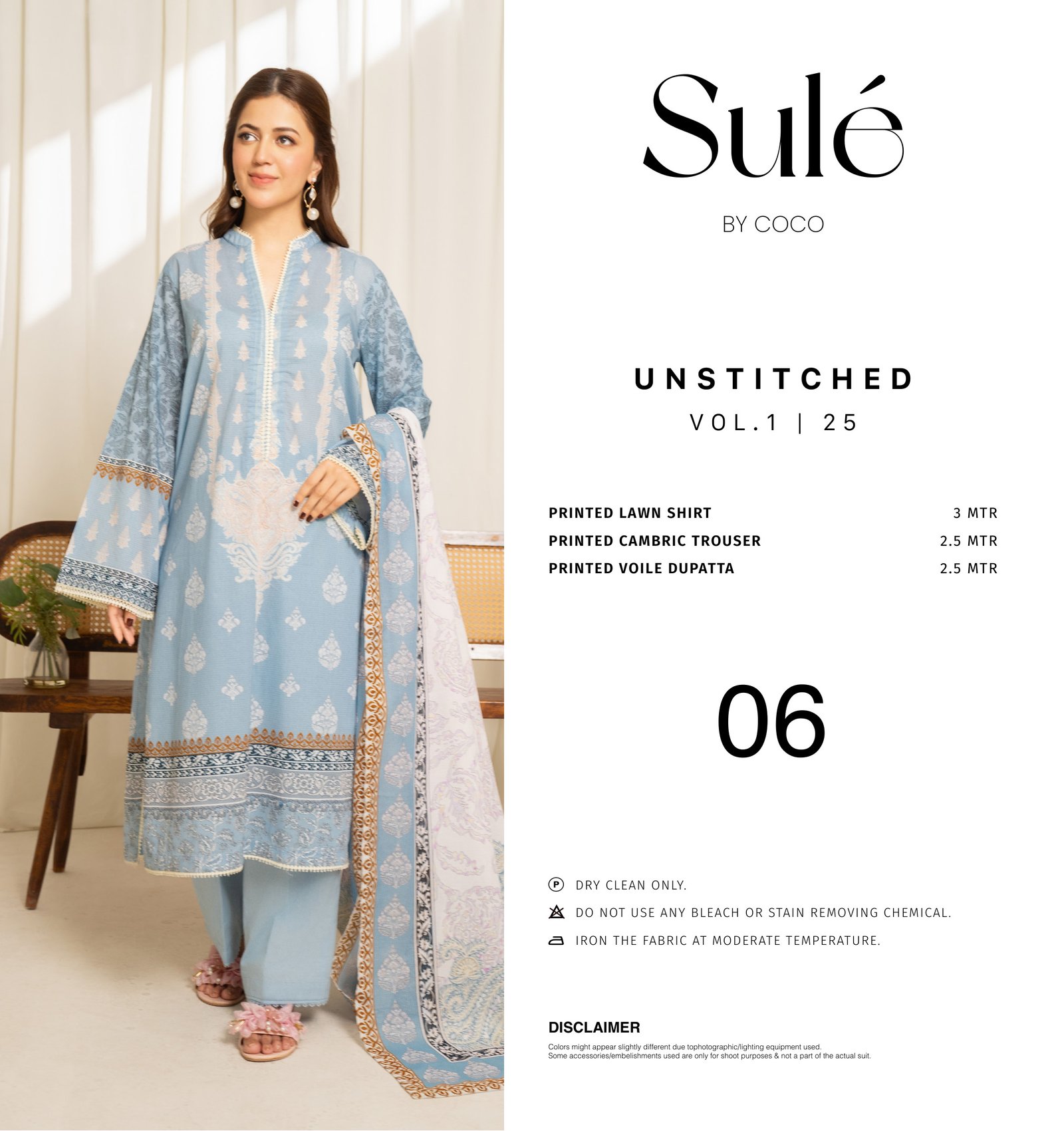 COCO SULE Prints by Zara Shahjahan – Digital Printed Lawn Collection Vol-1 2025 | Unstitched 3-Piece Suit