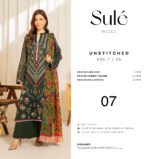 COCO SULE Prints by Zara Shahjahan – Digital Printed Lawn Collection Vol-1 2025 | Unstitched 3-Piece Suit