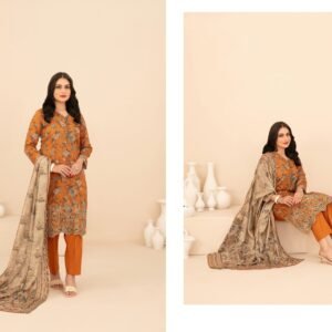 RUMEHA by Shahid Tawakkal – Embroidered Digital Printed ND Lawn Collection 2026 | Unstitched 3-Piece Suit