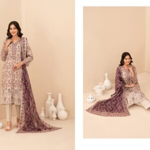 RUMEHA by Shahid Tawakkal – Embroidered Digital Printed ND Lawn Collection 2026 | Unstitched 3-Piece Suit