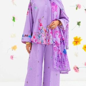 ALZOHAIB – COCO CORDS Cambric Digital Printed Collection Vol-1 2025 | Unstitched 3-Piece Suit