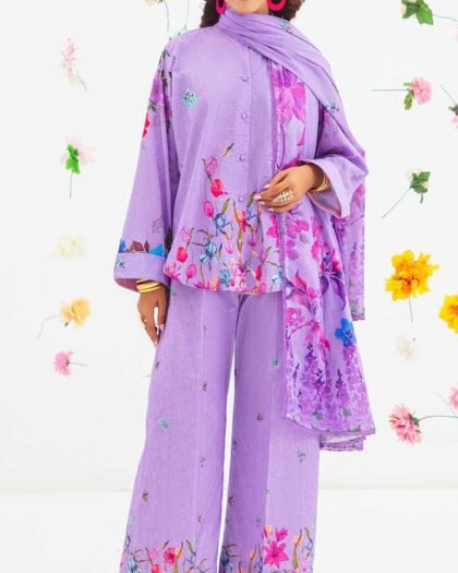 ALZOHAIB – COCO CORDS Cambric Digital Printed Collection Vol-1 2025 | Unstitched 3-Piece Suit